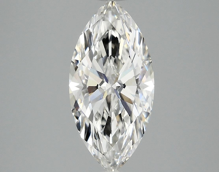 2.0 Carat Marquise Shaped Excellent Cut VVS2 IGI Certified Lab Grown Diamond