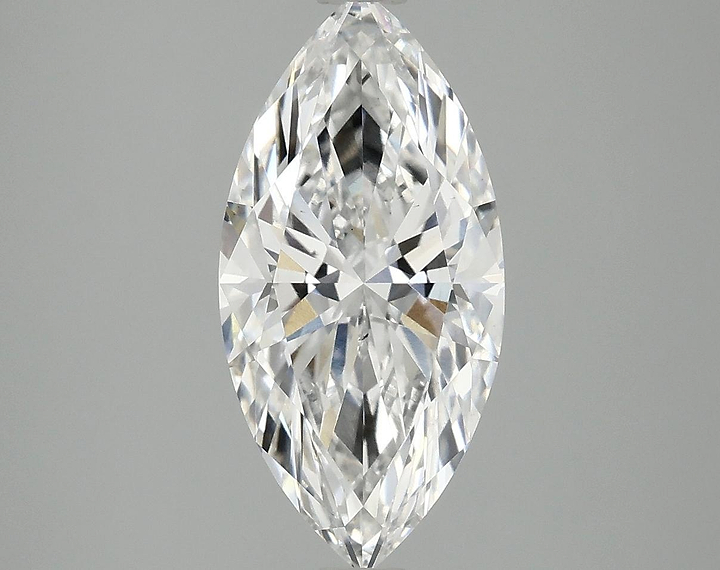 2.52 Carat Marquise Shaped Ideal Cut VS2 IGI Certified Lab Grown Diamond