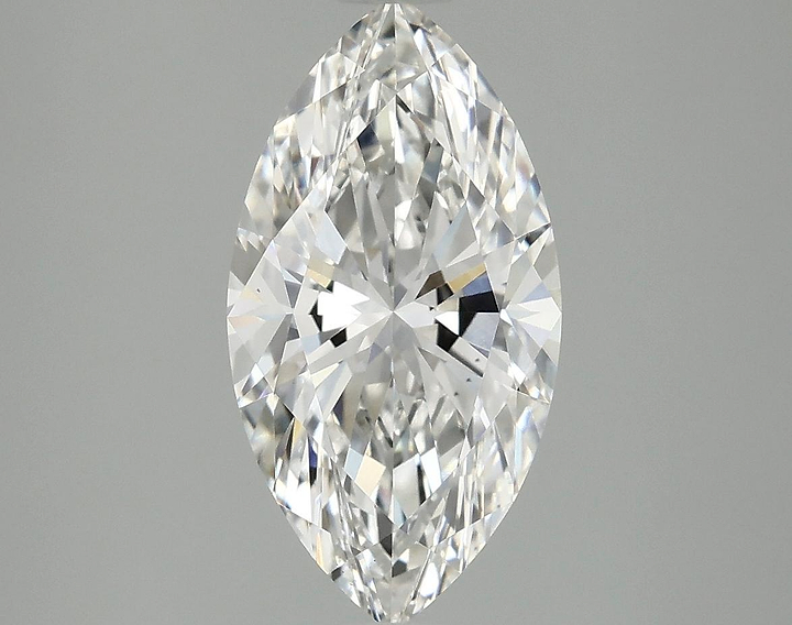 2.38 Carat Marquise Shaped Excellent Cut VS1 IGI Certified Lab Grown Diamond