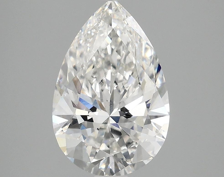 2.52 Carat Pear Shaped Excellent Cut VS2 IGI Certified Lab Grown Diamond