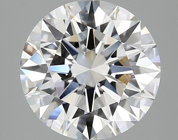 3.06 Carat Round Shaped Ideal Cut VVS2 IGI Certified Lab Grown Diamond