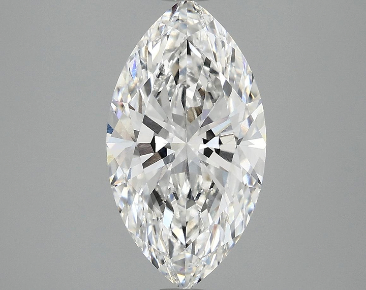 3.02 Carat Marquise Shaped Excellent Cut VVS2 IGI Certified Lab Grown Diamond