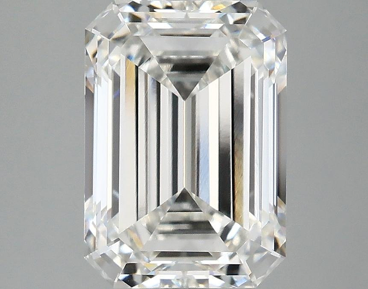 3.09 Carat Emerald Shaped Ideal Cut VVS2 IGI Certified Lab Grown Diamond