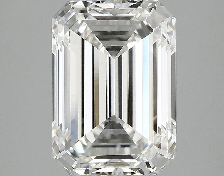 2.98 Carat Emerald Shaped Ideal Cut VVS2 IGI Certified Lab Grown Diamond