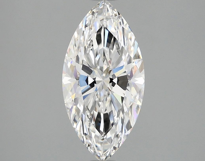 1.84 Carat Marquise Shaped Ideal Cut VVS1 IGI Certified Lab Grown Diamond
