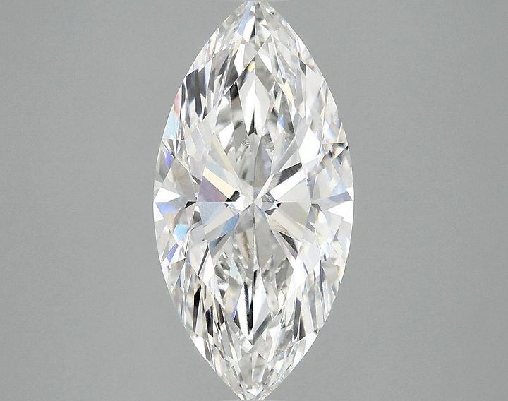 3.04 Carat Marquise Shaped Excellent Cut VVS2 IGI Certified Lab Grown Diamond