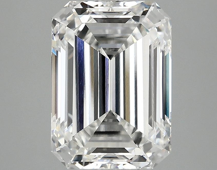 3.08 Carat Emerald Shaped Ideal Cut VVS2 IGI Certified Lab Grown Diamond
