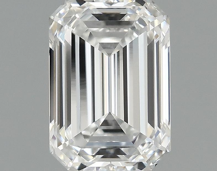 0.97 Carat Emerald Shaped Ideal Cut VVS2 IGI Certified Lab Grown Diamond