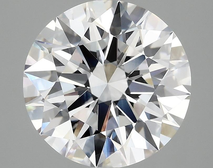 3.09 Carat Round Shaped Ideal Cut VVS2 IGI Certified Lab Grown Diamond