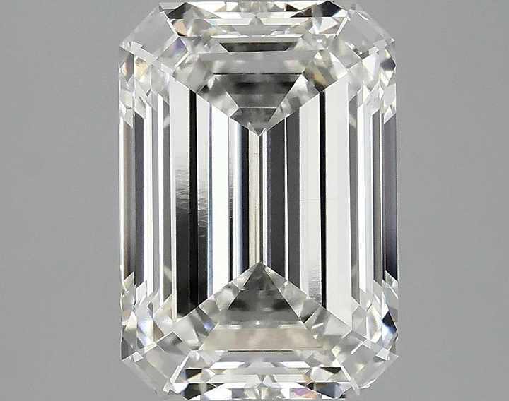 3.09 Carat Emerald Shaped Ideal Cut VS1 IGI Certified Lab Grown Diamond