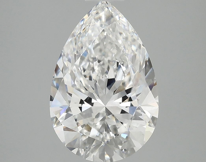 3.08 Carat Pear Shaped Excellent Cut VS1 IGI Certified Lab Grown Diamond