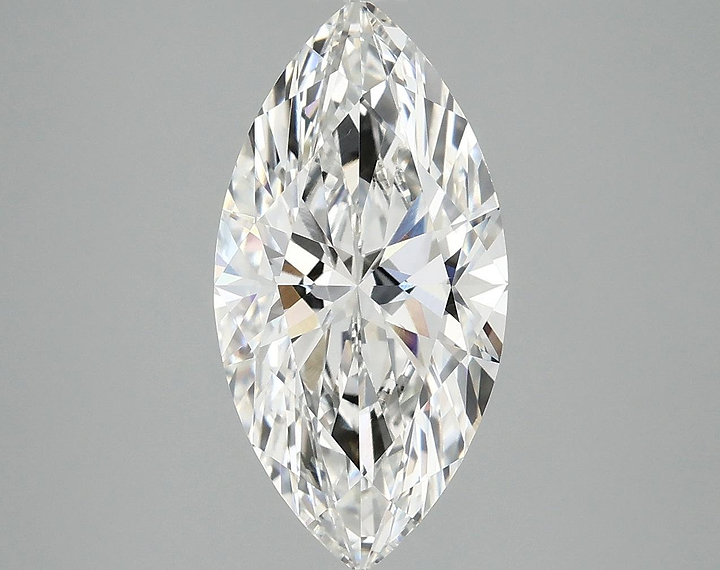 3.01 Carat Marquise Shaped Ideal Cut VVS2 IGI Certified Lab Grown Diamond