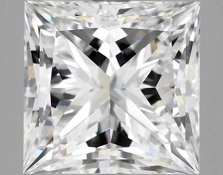 4.07 Carat Princess Shaped Ideal Cut VS1 IGI Certified Lab Grown Diamond