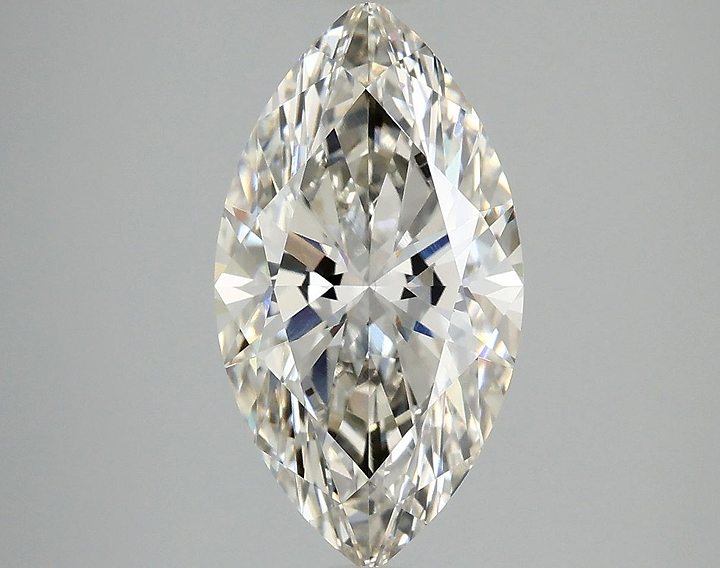 3.1 Carat Marquise Shaped Excellent Cut VVS2 IGI Certified Lab Grown Diamond