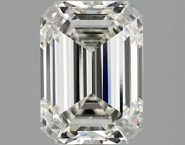 2.08 Carat Emerald Shaped Ideal Cut VVS2 IGI Certified Lab Grown Diamond