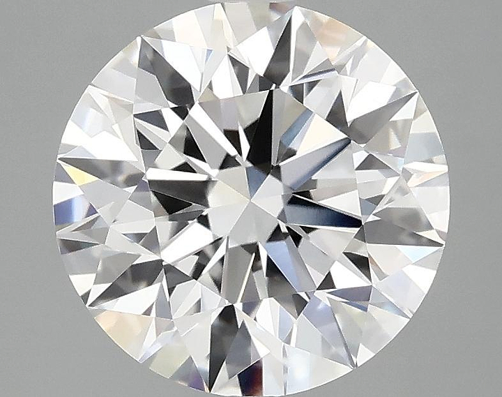 3.09 Carat Round Shaped Excellent Cut VVS2 IGI Certified Lab Grown Diamond