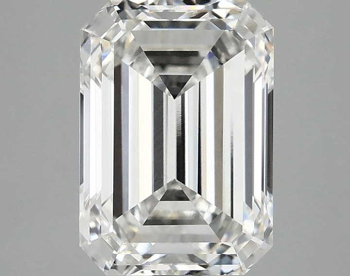 3.52 Carat Emerald Shaped Ideal Cut VVS2 IGI Certified Lab Grown Diamond