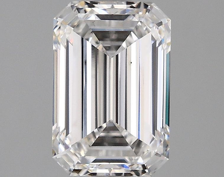 2.02 Carat Emerald Shaped Excellent Cut VS2 GIA Certified Lab Grown Diamond