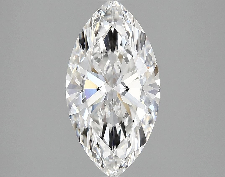 2.01 Carat Marquise Shaped Ideal Cut VVS2 IGI Certified Lab Grown Diamond
