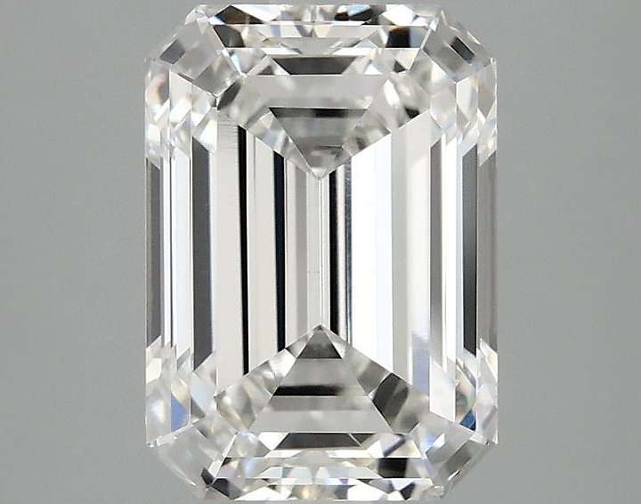 3.09 Carat Emerald Shaped Ideal Cut VS1 IGI Certified Lab Grown Diamond