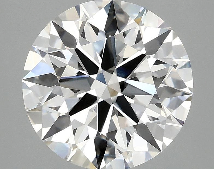 3.06 Carat Round Shaped Ideal Cut VVS2 IGI Certified Lab Grown Diamond