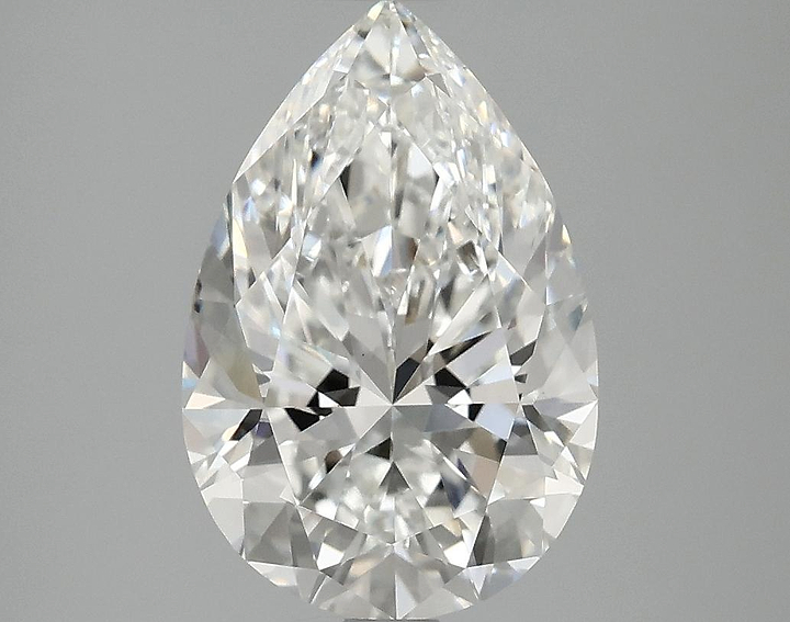 3.1 Carat Pear Shaped Excellent Cut VVS2 IGI Certified Lab Grown Diamond