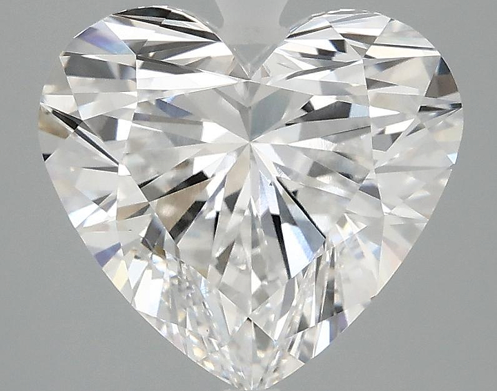 3.08 Carat Heart Shaped Ideal Cut VS1 IGI Certified Lab Grown Diamond