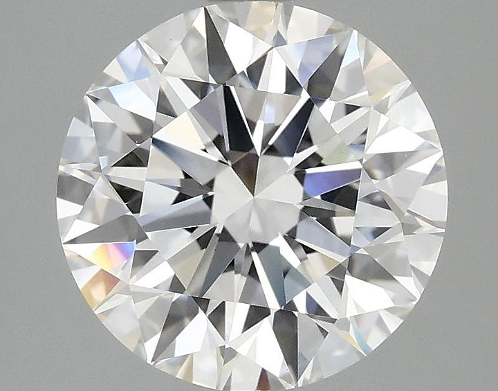 3.06 Carat Round Shaped Excellent Cut VVS2 IGI Certified Lab Grown Diamond