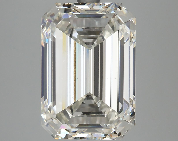 6.69 Carat Emerald Shaped Ideal Cut VS1 IGI Certified Lab Grown Diamond
