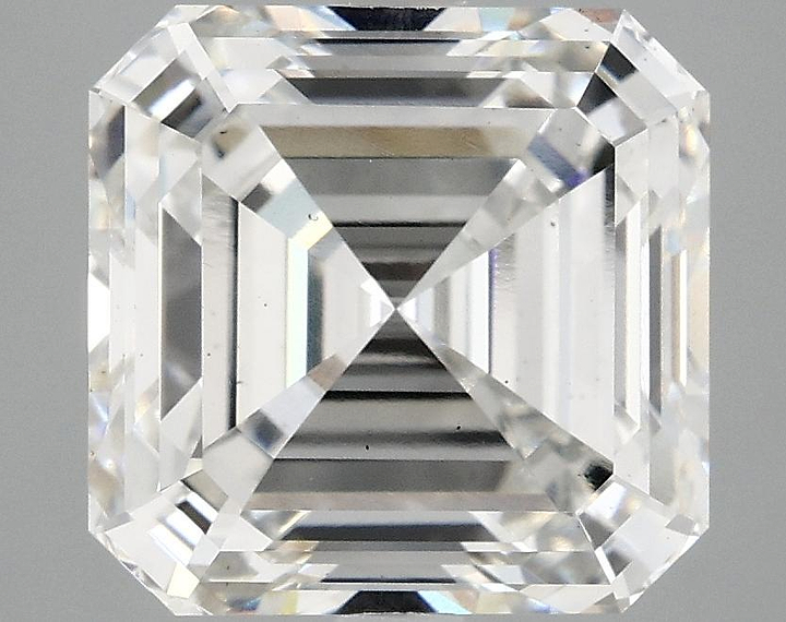 5.19 Carat Asscher Shaped Ideal Cut VS2 IGI Certified Lab Grown Diamond