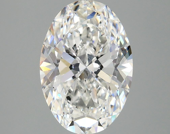3.08 Carat Oval Shaped Ideal Cut VVS2 IGI Certified Lab Grown Diamond