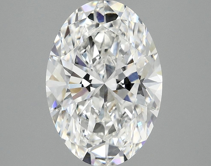 3.03 Carat Oval Shaped Ideal Cut VVS2 IGI Certified Lab Grown Diamond