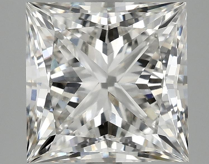 3.88 Carat Princess Shaped Ideal Cut VVS2 IGI Certified Lab Grown Diamond