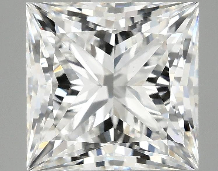 4.11 Carat Princess Shaped Ideal Cut VS1 IGI Certified Lab Grown Diamond
