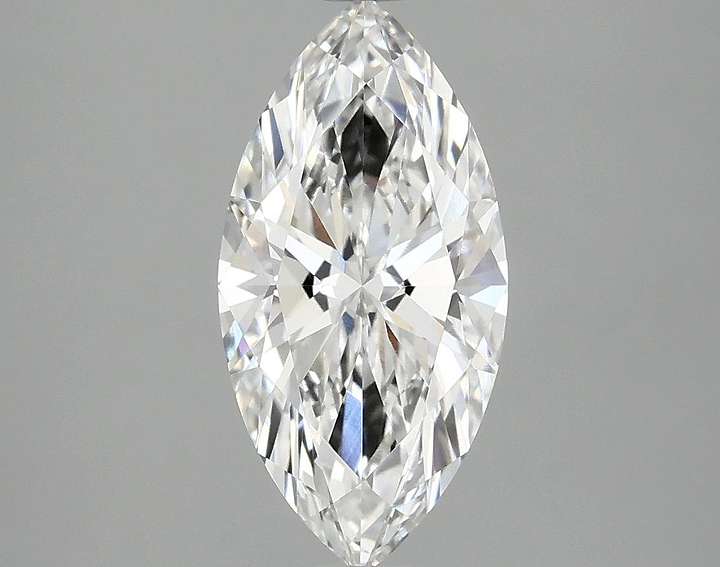 2.03 Carat Marquise Shaped Ideal Cut VVS2 IGI Certified Lab Grown Diamond