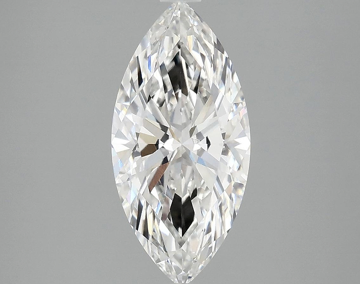 2.1 Carat Marquise Shaped Excellent Cut VVS2 IGI Certified Lab Grown Diamond