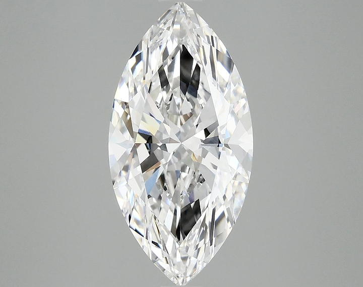3.09 Carat Marquise Shaped Ideal Cut VVS2 IGI Certified Lab Grown Diamond