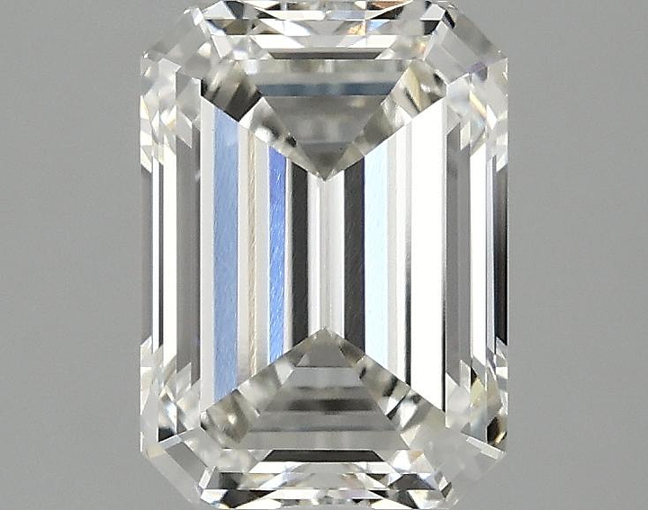 2.06 Carat Emerald Shaped Excellent Cut VVS2 IGI Certified Lab Grown Diamond