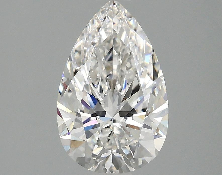 1.58 Carat Pear Shaped Ideal Cut VS1 IGI Certified Lab Grown Diamond