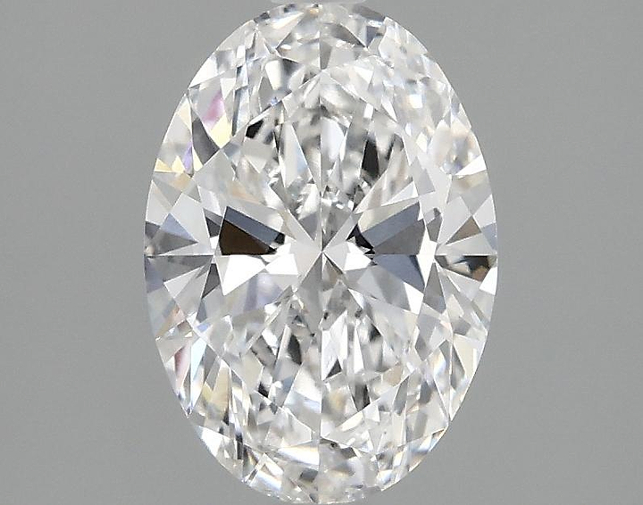 1.5 Carat Oval Shaped Ideal Cut VVS2 IGI Certified Lab Grown Diamond