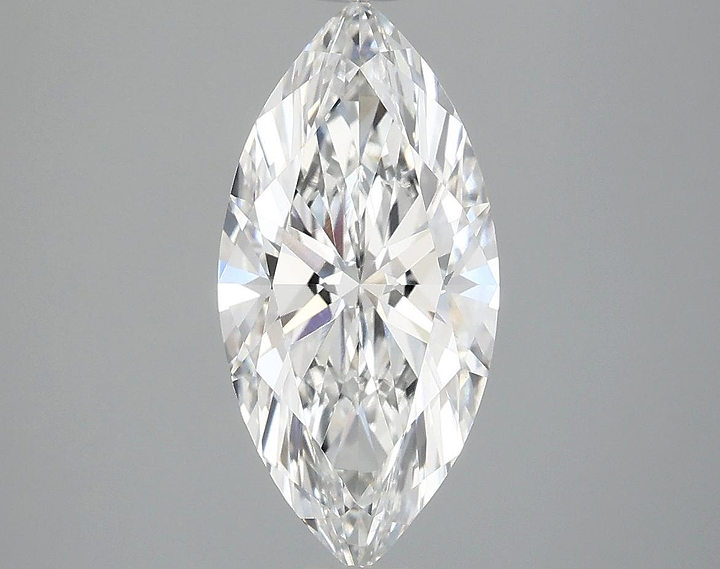 2.05 Carat Marquise Shaped Excellent Cut VVS1 IGI Certified Lab Grown Diamond