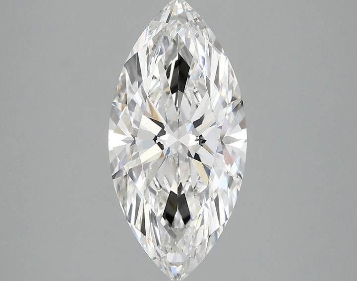 1.97 Carat Marquise Shaped Excellent Cut VVS2 IGI Certified Lab Grown Diamond