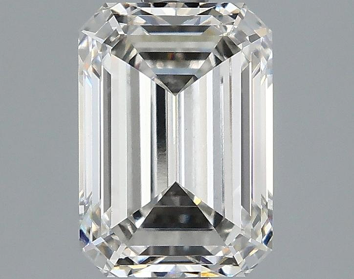 1.98 Carat Emerald Shaped Ideal Cut VVS2 IGI Certified Lab Grown Diamond