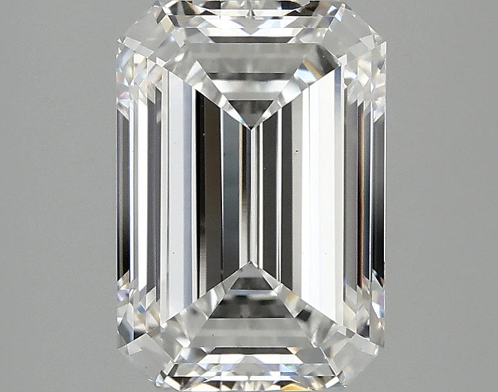 2.97 Carat Emerald Shaped Ideal Cut VS1 IGI Certified Lab Grown Diamond