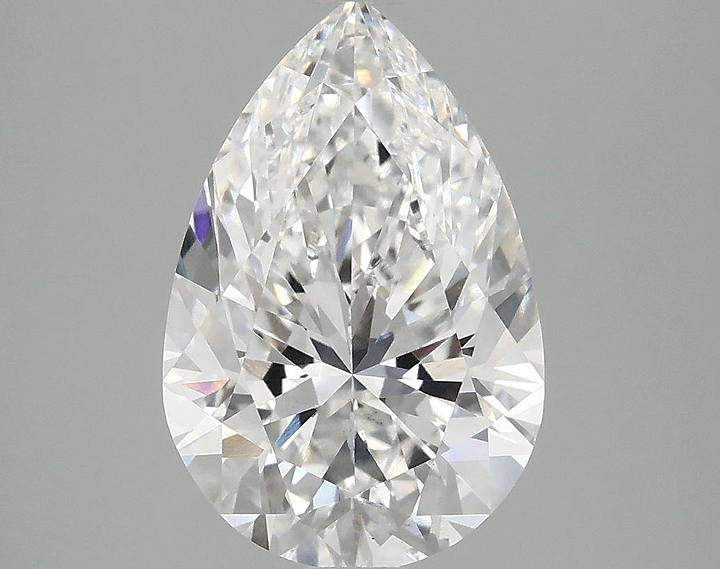 3.06 Carat Pear Shaped Excellent Cut VS2 IGI Certified Lab Grown Diamond