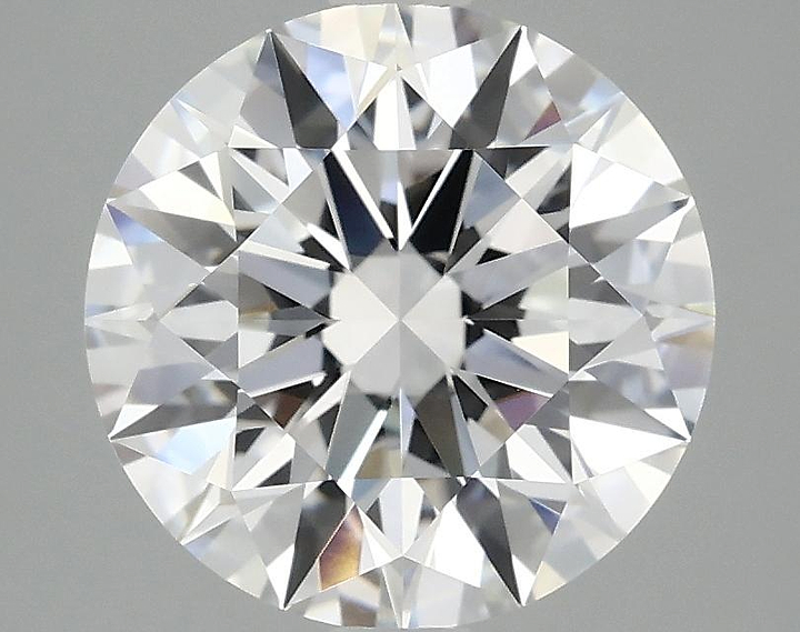 3.08 Carat Round Shaped Ideal Cut VVS2 IGI Certified Lab Grown Diamond