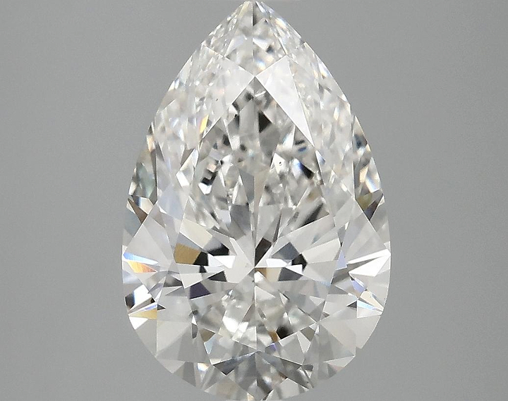3.07 Carat Pear Shaped Excellent Cut VS1 IGI Certified Lab Grown Diamond