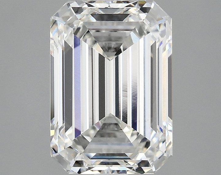3.09 Carat Emerald Shaped Ideal Cut VS1 IGI Certified Lab Grown Diamond
