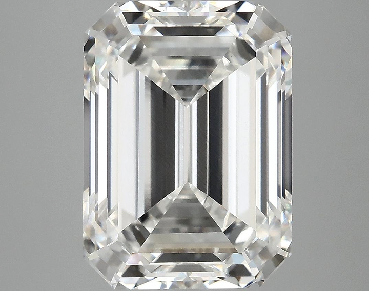 6.63 Carat Emerald Shaped Excellent Cut VVS2 IGI Certified Lab Grown Diamond