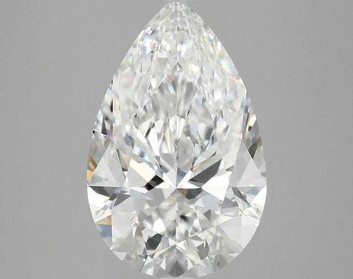 3.09 Carat Pear Shaped Ideal Cut VS2 IGI Certified Lab Grown Diamond